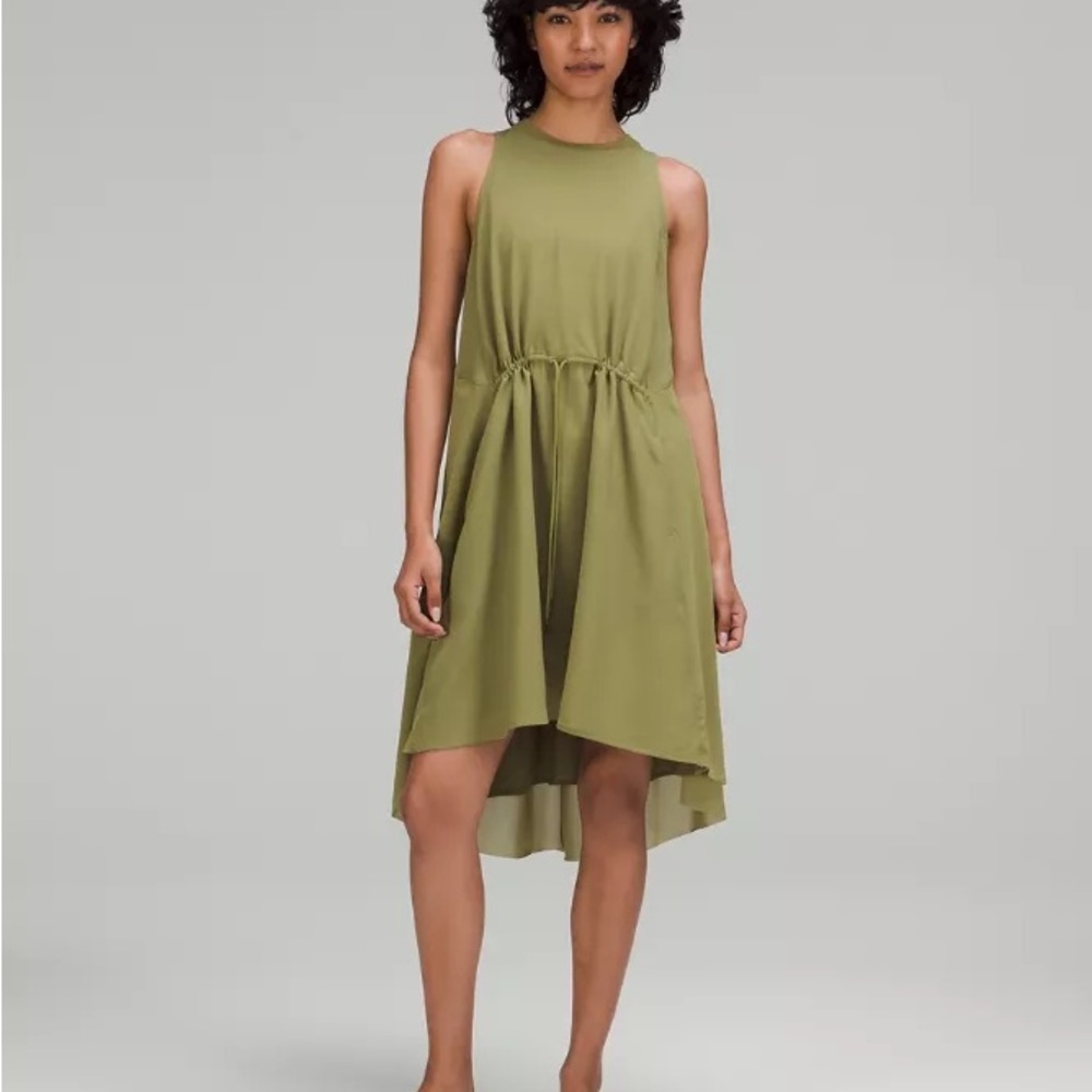 Lululemon‎ Athletica Mesh Overlay High-Neck Dress size 4